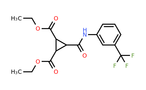 318237-96-6 | Diethyl 3-{[3-(trifluoromethyl)phenyl]carbamoyl}-1,2-cyclopropanedicarboxylate