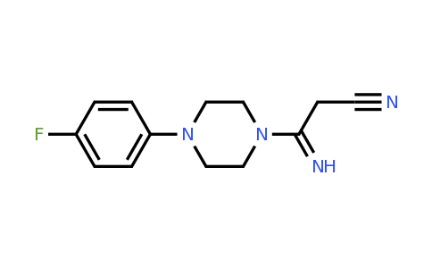 3-[4-(4-Fluorophenyl)piperazin-1-yl]-3-iminopropionitrile