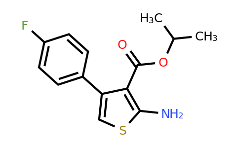 350997-28-3 | Isopropyl 2-amino-4-(4-fluorophenyl)thiophene-3-carboxylate