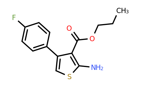 351156-23-5 | Propyl 2-amino-4-(4-fluorophenyl)thiophene-3-carboxylate