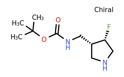 351369-58-9 | rel-tert-Butyl (((3R,4S)-4-fluoropyrrolidin-3-yl)methyl)carbamate