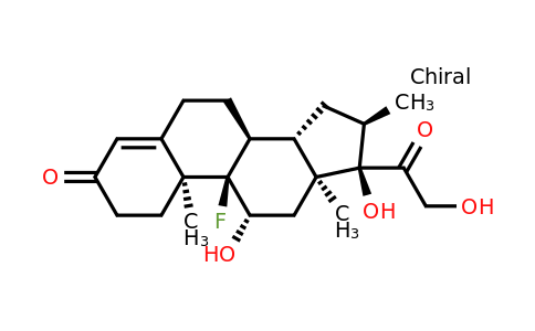 (8S,9R,10S,11S,13S,14S,16R,17R)-9-fluoro-11,17-dihydroxy-17-(2-hydroxyacetyl)-10,13,16-trimethyl-1,2,6,7,8,11,12,14,15,16-decahydrocyclopenta[a]phenanthren-3-one