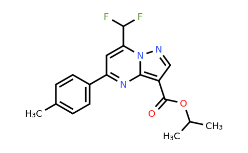 445230-67-1 | Isopropyl 7-(difluoromethyl)-5-(p-tolyl)pyrazolo[1,5-a]pyrimidine-3-carboxylate