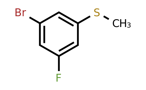 453566-03-5 | 1-Bromo-3-fluoro-5-methylsulfanyl-benzene