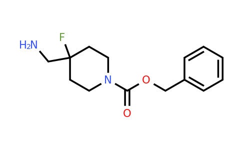 455267-64-8 | Benzyl 4-(aminomethyl)-4-fluoropiperidine-1-carboxylate