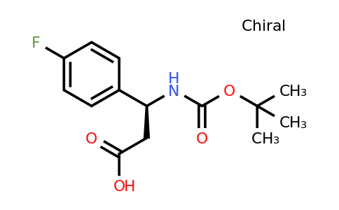 479064-88-5 | Boc-(S)-3-Amino-3-(4-fluorophenyl)propionic acid