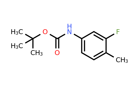 494789-04-7 | tert-Butyl (3-fluoro-4-methylphenyl)carbamate