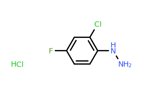 (2-chloro-4-fluoro-phenyl)hydrazine hydrochloride