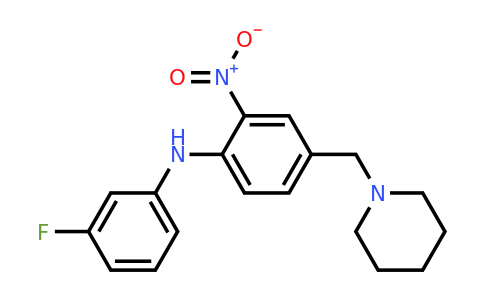 509093-96-3 | N-(3-Fluorophenyl)-2-nitro-4-(piperidin-1-ylmethyl)aniline