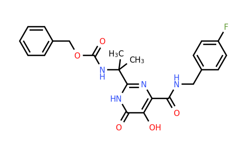 519028-33-2 | Benzyl (2-(4-((4-fluorobenzyl)carbamoyl)-5-hydroxy-6-oxo-1,6-dihydropyrimidin-2-yl)propan-2-yl)carbamate