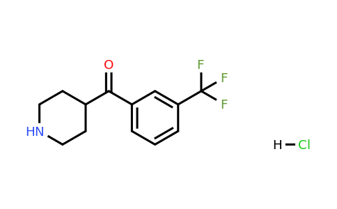 64670-97-9 | Piperidin-4-yl(3-(trifluoromethyl)phenyl)methanone hydrochloride