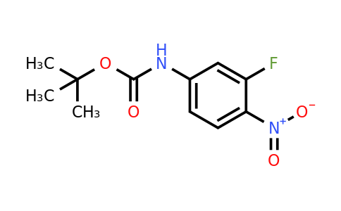 658700-15-3 | tert-Butyl (3-fluoro-4-nitrophenyl)carbamate