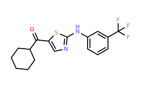 660856-79-1 | Cyclohexyl(2-((3-(trifluoromethyl)phenyl)amino)thiazol-5-yl)methanone