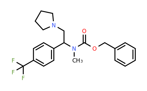 675602-73-0 | Benzyl methyl(2-(pyrrolidin-1-yl)-1-(4-(trifluoromethyl)phenyl)ethyl)carbamate