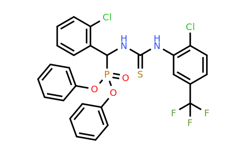 680214-50-0 | diphenyl [(2-chlorophenyl)({[2-chloro-5-(trifluoromethyl)anilino]carbothioyl}amino)methyl]phosphonate