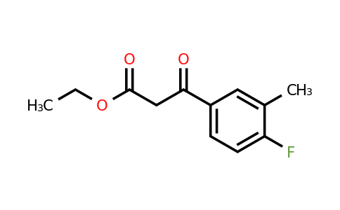 72835-85-9 | Ethyl 3-(4-fluoro-3-methylphenyl)-3-oxopropanoate