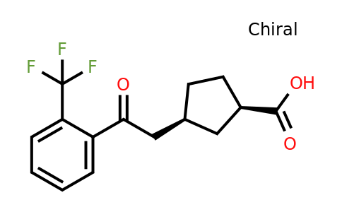 733740-45-9 | cis-3-[2-Oxo-2-(2-trifluoromethylphenyl)ethyl]cyclopentane-1-carboxylic acid