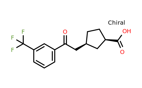 733740-46-0 | cis-3-[2-Oxo-2-(3-trifluoromethylphenyl)ethyl]cyclopentane-1-carboxylic acid