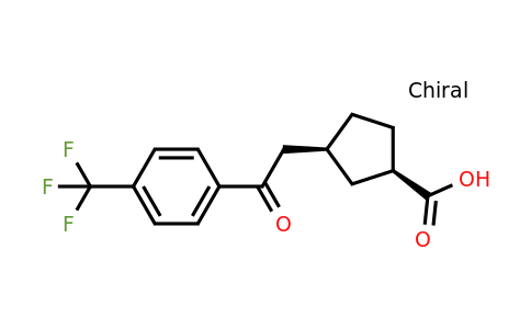 733740-47-1 | cis-3-[2-Oxo-2-(4-trifluoromethylphenyl)ethyl]cyclopentane-1-carboxylic acid