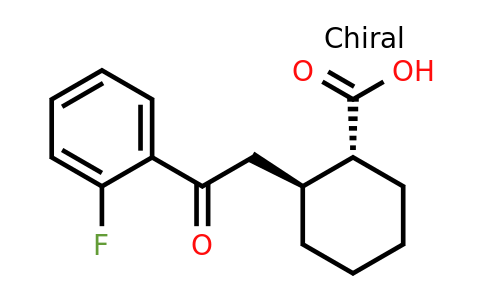 735274-94-9 | trans-2-[2-(2-Fluorophenyl)-2-oxoethyl]cyclohexane-1-carboxylic acid