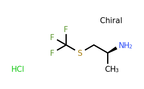 (2S)-1-(Trifluoromethylsulfanyl)propan-2-amine hydrochloride