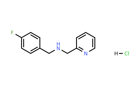 774556-83-1 | N-(4-Fluorobenzyl)-1-(pyridin-2-yl)methanamine hydrochloride