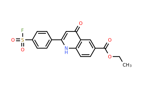 80789-71-5 | Ethyl 2-(4-(fluorosulfonyl)phenyl)-4-oxo-1,4-dihydroquinoline-6-carboxylate