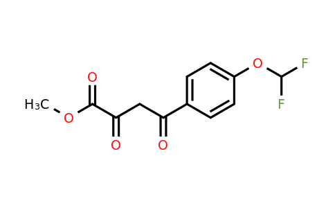 832738-26-8 | methyl 4-[4-(difluoromethoxy)phenyl]-2,4-dioxo-butanoate