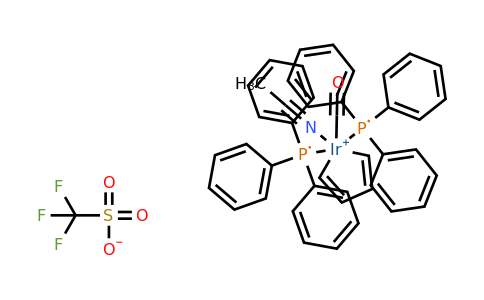 849767-99-3 | Iridium(1+), (acetonitrile)-1,3-butadiene-1,4-diylcarbonylbis(triphenylphosphine)-, (OC-6-14)-, salt with trifluoromethanesulfonic acid (1:1)