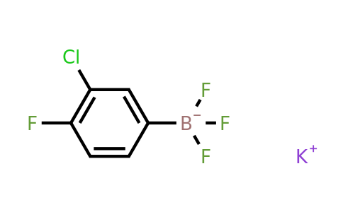 850623-59-5 | Potassium (3-chloro-4-fluoro-phenyl)-trifluoro-boranuide