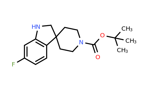 858351-40-3 | tert-Butyl 6-fluorospiro[indoline-3,4'-piperidine]-1'-carboxylate