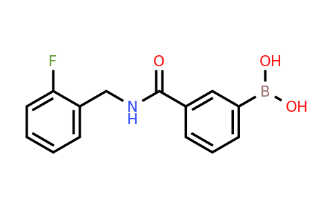 874288-21-8 | Boronic acid, b-[3-[[[(2-fluorophenyl)methyl]amino]carbonyl]phenyl]-