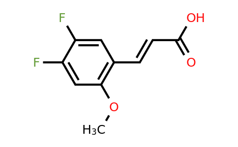 886499-69-0 | 4,5-Difluoro-2-methoxycinnamic acid