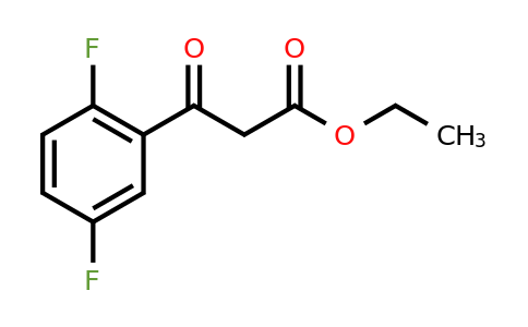 887267-53-0 | Ethyl 3-(2,5-difluorophenyl)-3-oxopropanoate