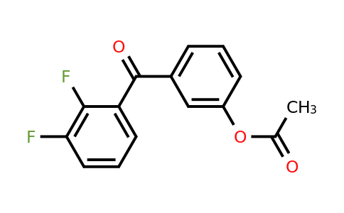 890100-12-6 | 3-Acetoxy-2',3'-difluorobenzophenone