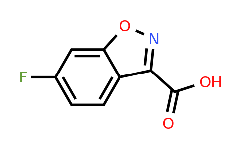 894789-43-6 | 6-Fluorobenzo[d]isoxazole-3-carboxylic acid