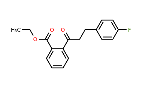 898768-00-8 | 2'-Carboethoxy-3-(4-fluorophenyl)propiophenone