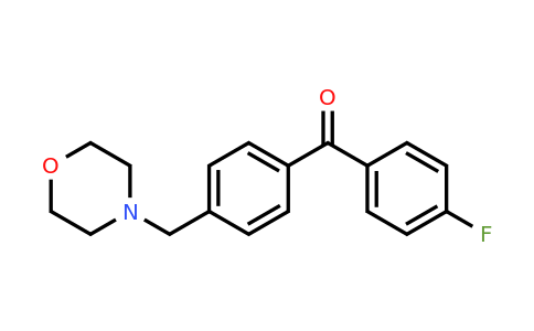 898770-00-8 | 4-Fluoro-4'-morpholinomethyl benzophenone