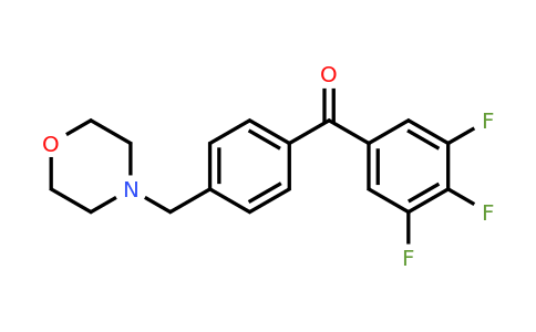 898770-71-3 | 4'-Morpholinomethyl-3,4,5-trifluorobenzophenone