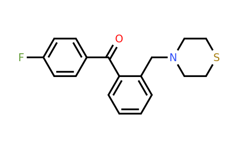 898781-80-1 | 4'-Fluoro-2-thiomorpholinomethyl benzophenone