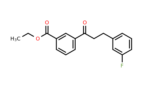 898788-91-5 | 3'-Carboethoxy-3-(3-fluorophenyl)propiophenone