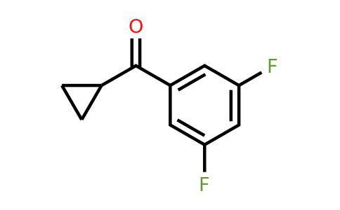 898790-34-6 | Cyclopropyl 3,5-difluorophenyl ketone