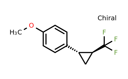 (+/-)-1-methoxy-4-(trans-2-(trifluoromethyl)cyclopropyl)benzene