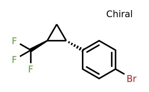 (+/-)-1-Bromo-4-(trans-2-(trifluoromethyl)cyclopropyl)benzene