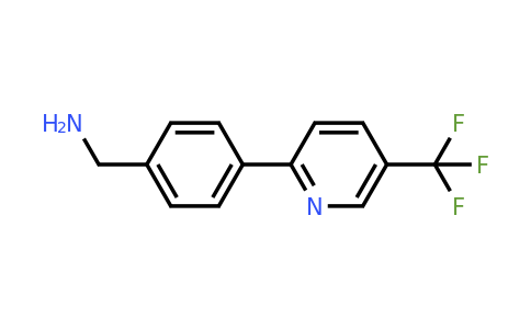 {4-[5-(Trifluoromethyl)pyridin-2-yl]phenyl}methylamine