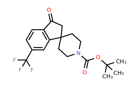 910442-62-5 | tert-Butyl 3-oxo-6-(trifluoromethyl)-2,3-dihydrospiro[indene-1,4'-piperidine]-1'-carboxylate