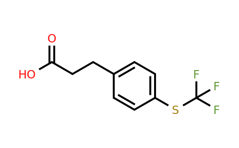 910654-46-5 | (4-(Trifluoromethylthio)phenyl)propanoic acid