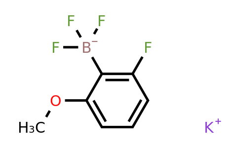 916178-96-6 | Potassium trifluoro-(2-fluoro-6-methoxy-phenyl)boranuide