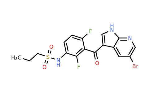 918504-27-5 | N-(3-(5-Bromo-1H-pyrrolo[2,3-b]pyridine-3-carbonyl)-2,4-difluorophenyl)propane-1-sulfonamide