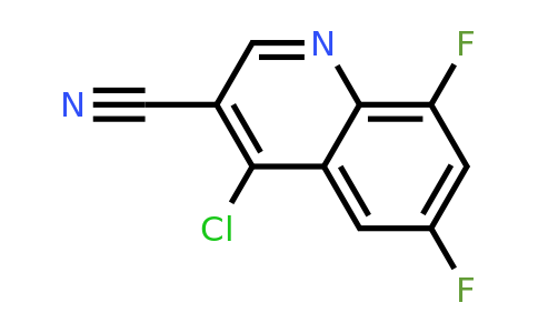 936498-00-9 | 4-chloro-6,8-difluoroquinoline-3-carbonitrile